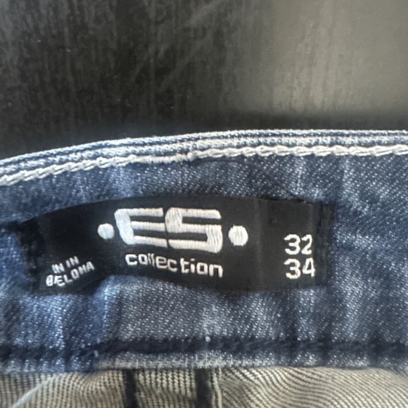 ES Collection Stretch Jeans 32-34" waist 27" inseam Gently worn Stretch denim - Picture 5 of 5